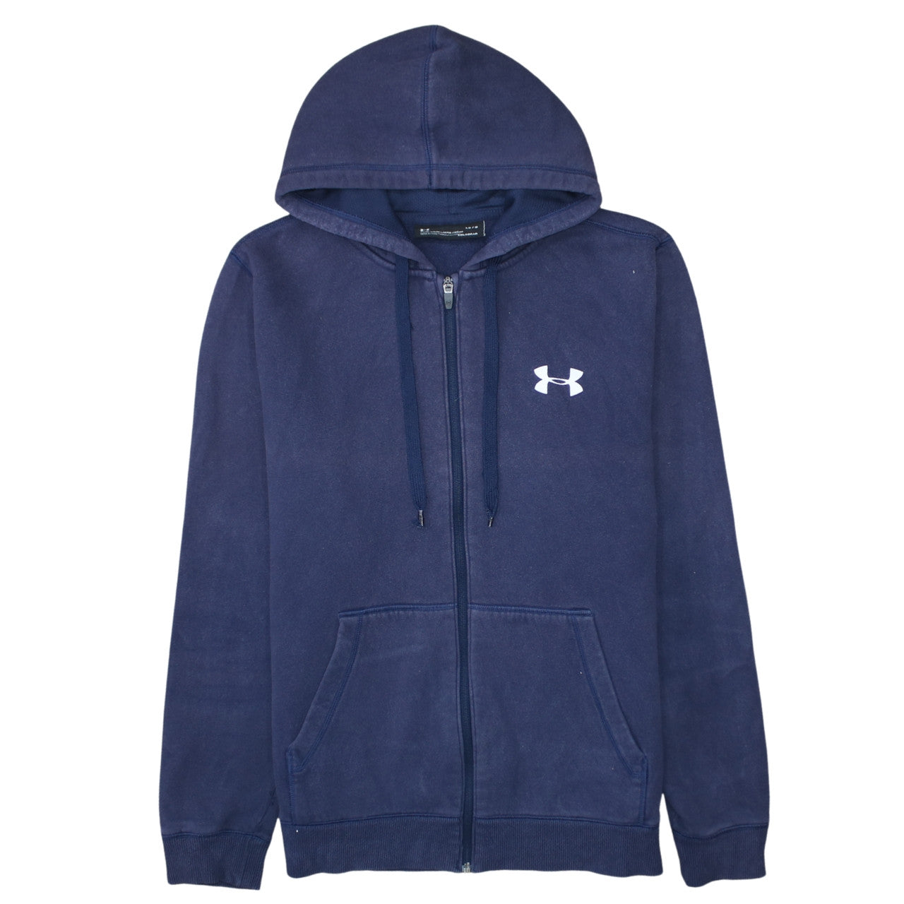 Under Armour Men's Navy Full Zip Hoodie Size L ColdGear