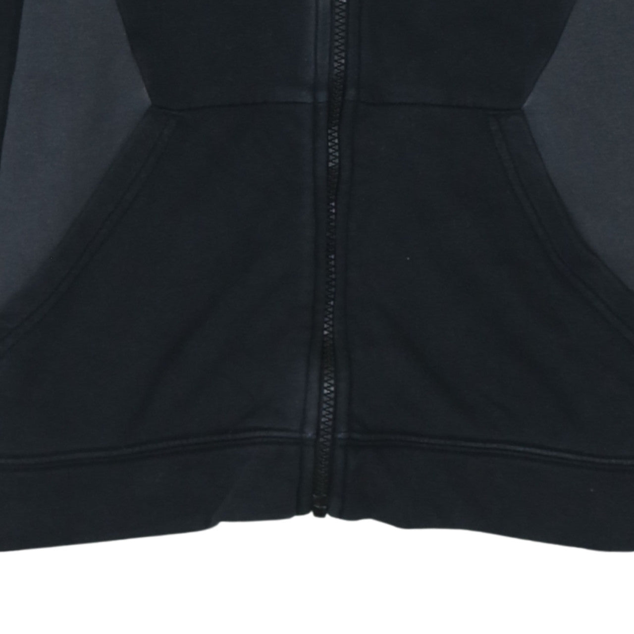 Nike Boys Black XL Full Zip Fleece Hoodie with Logo
