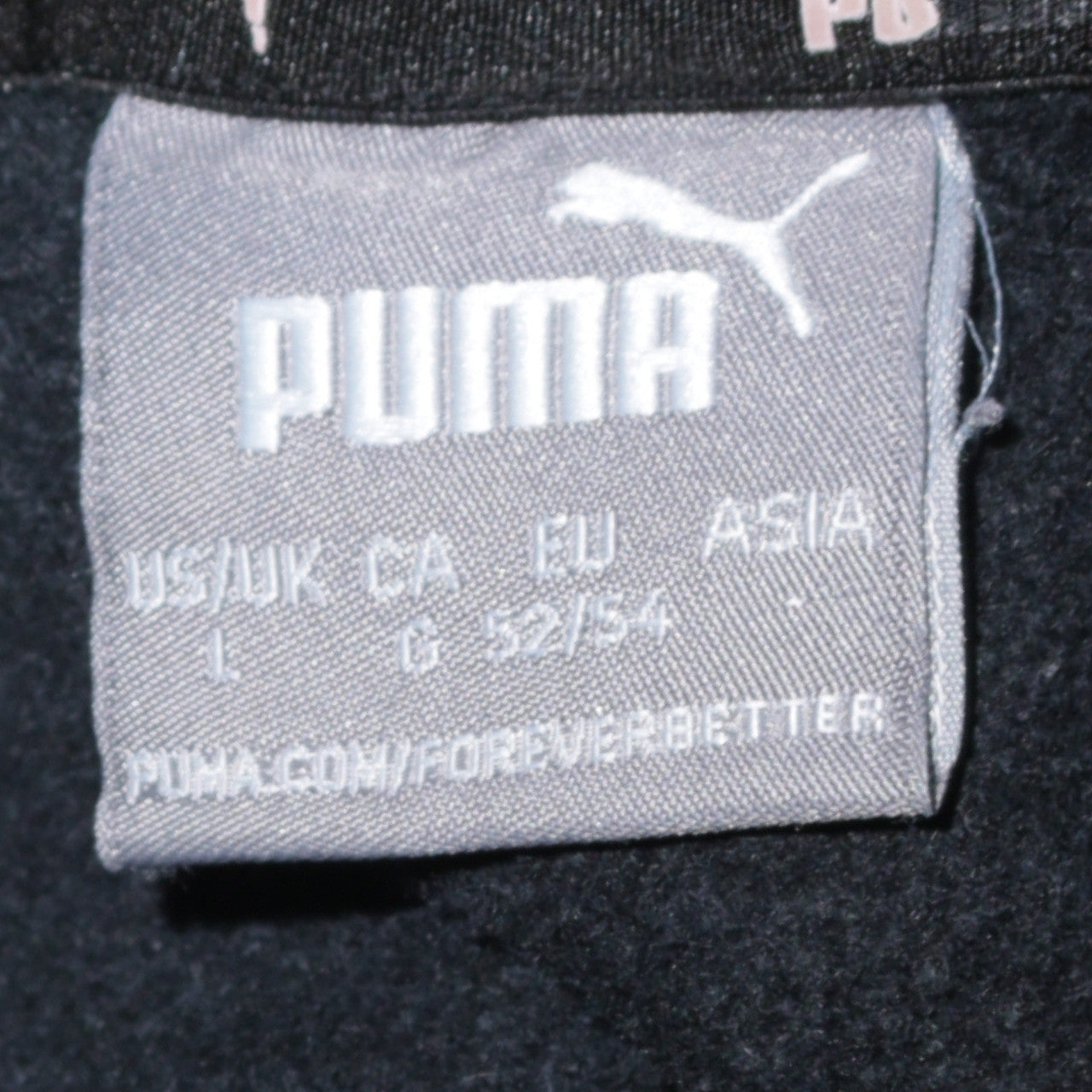 Puma Men's Black Pullover Hoodie Size L Graphic Sportswear