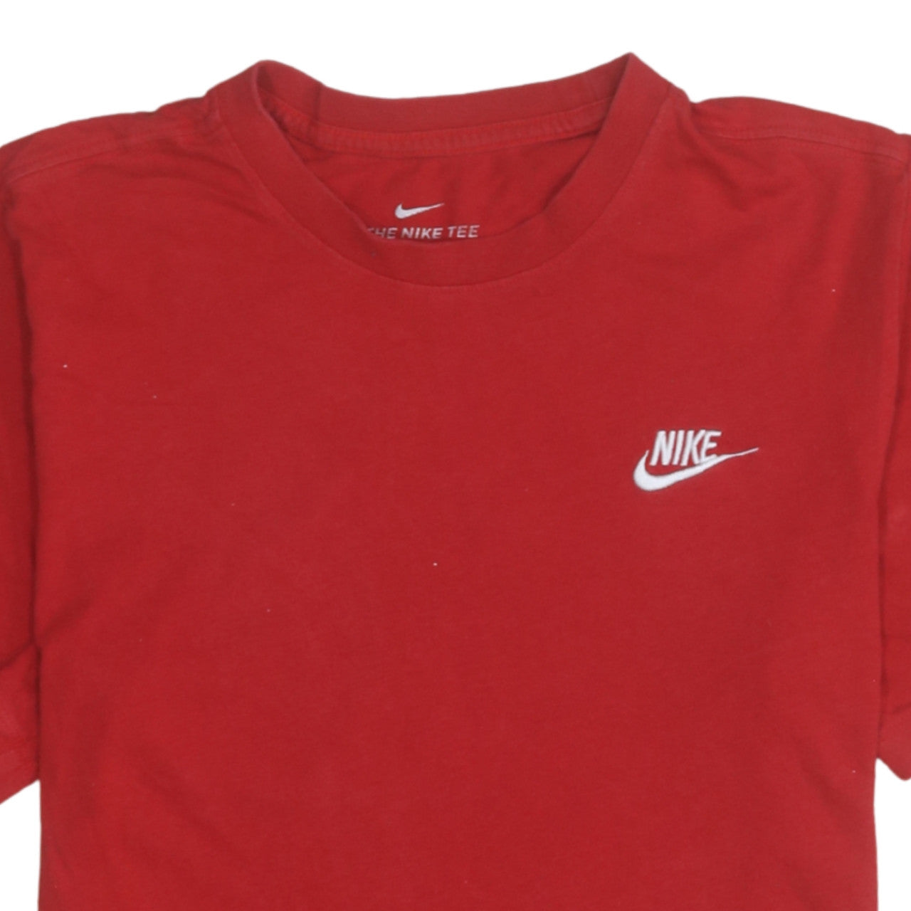Nike Men's Red Crew Neck Short Sleeve Cotton T-Shirt XS