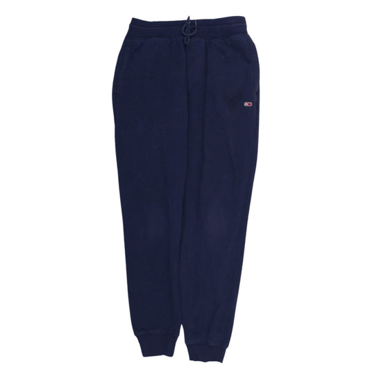 Tommy Jeans Men's Navy Blue Small Jogger Sweatpants with Drawstring Waist