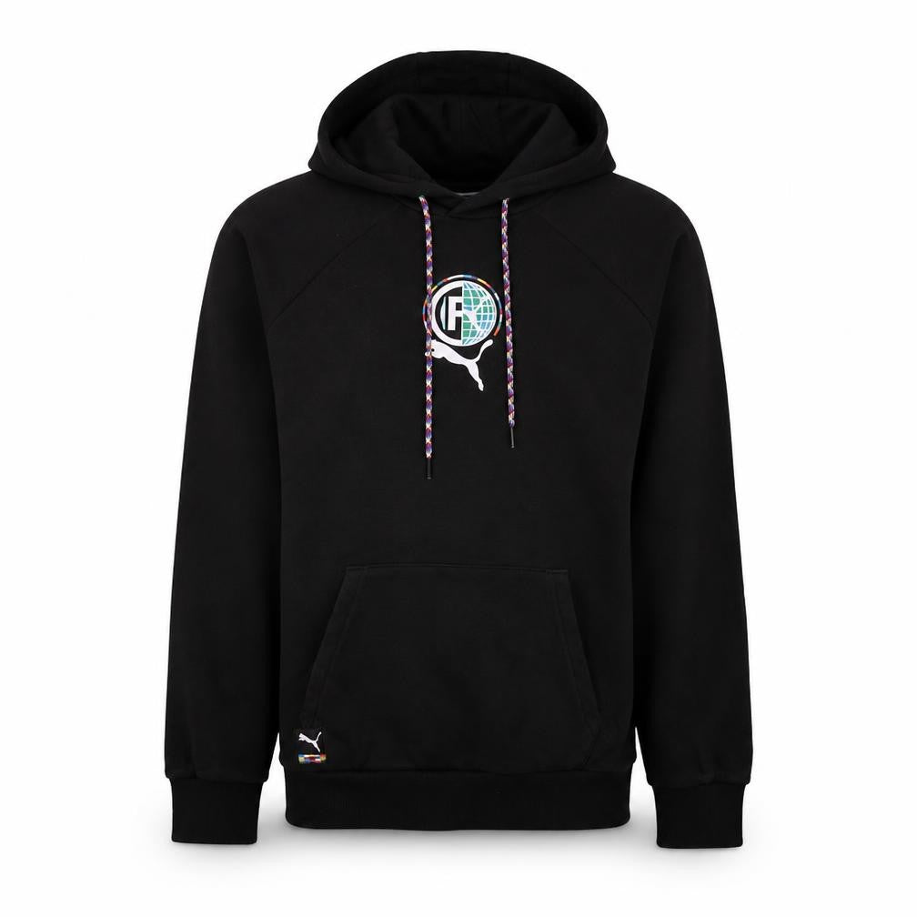 Puma Men's Black Graphic Pullover Hoodie Size S
