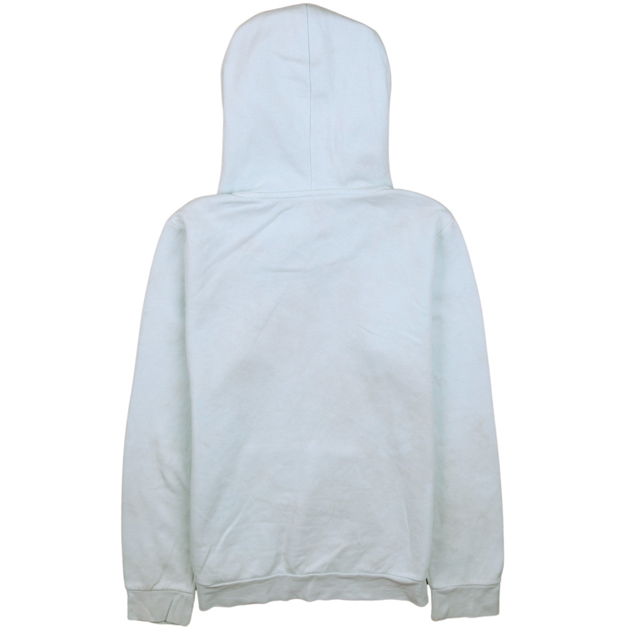 Adidas Women's Blue Pullover Hoodie Size S Printed Logo Sweatshirt