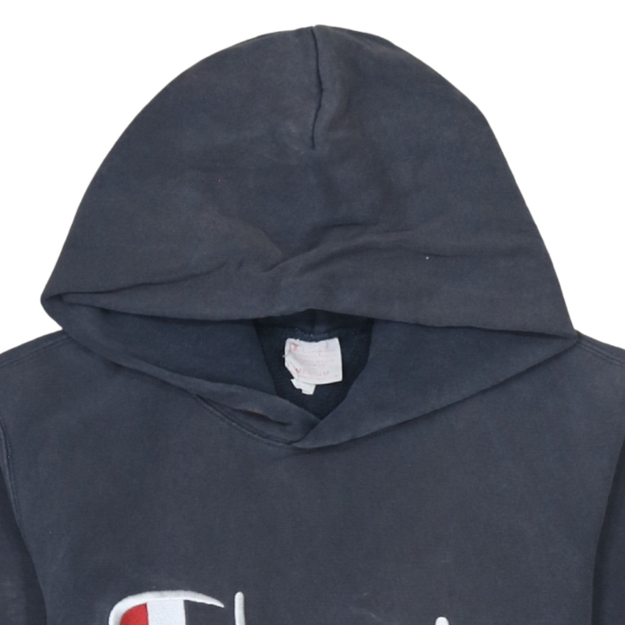 Champion Men's Blue Medium Pullover Hoodie Reverse Weave