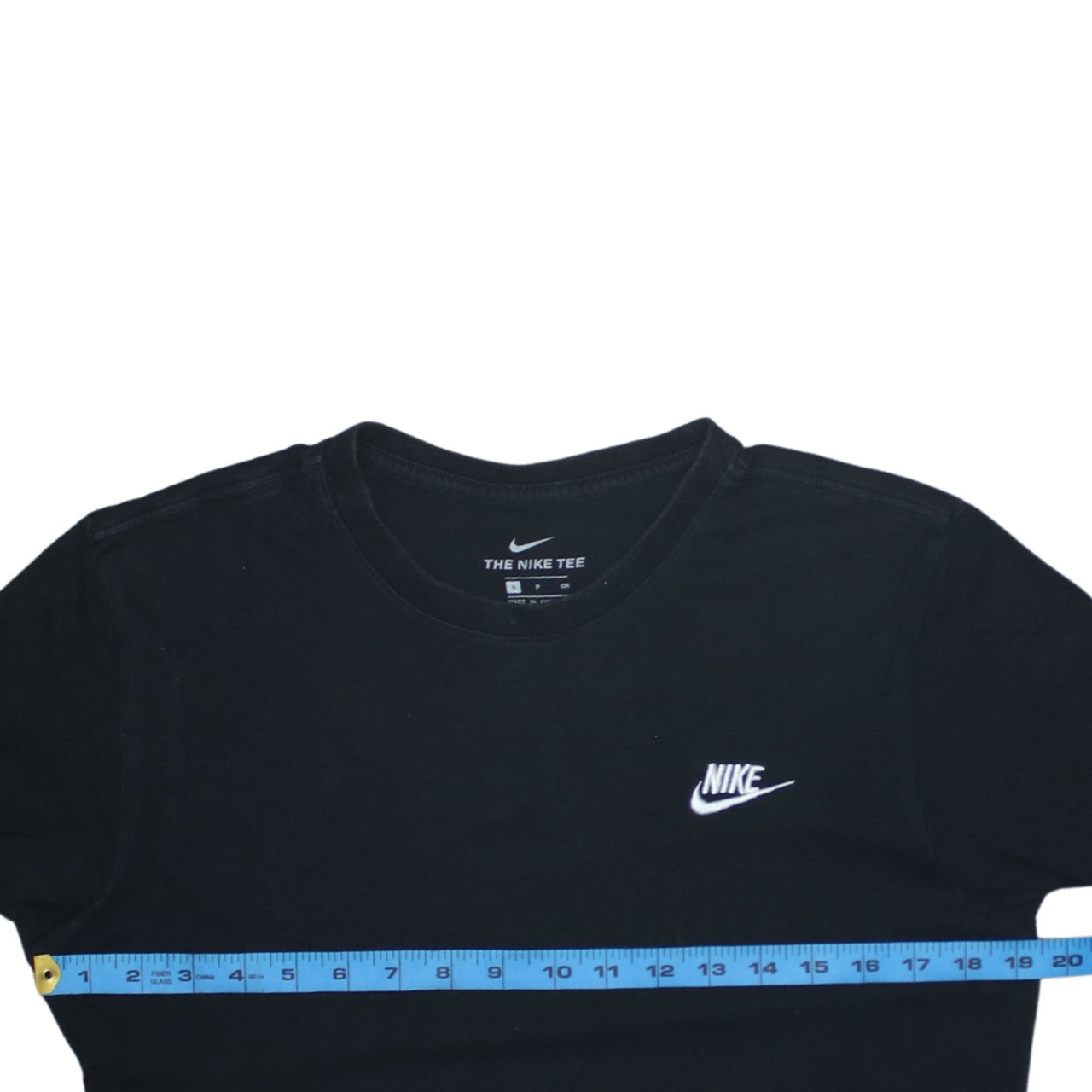 Nike Men's Black Small Logo Sports Crew Neck T-Shirt