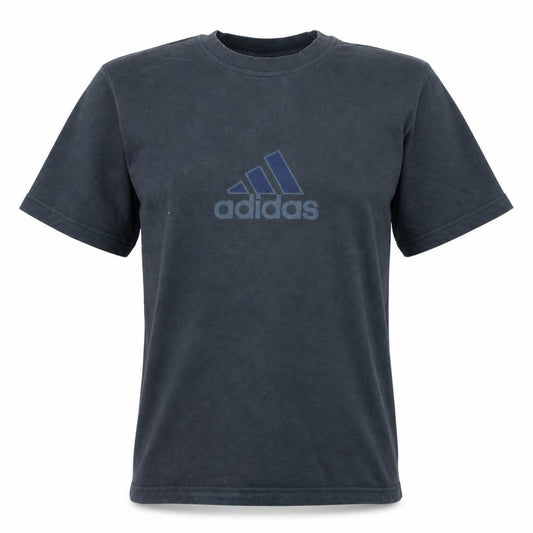 Adidas Men’s Black Cotton Short Sleeve Logo Sports T-Shirt Size S