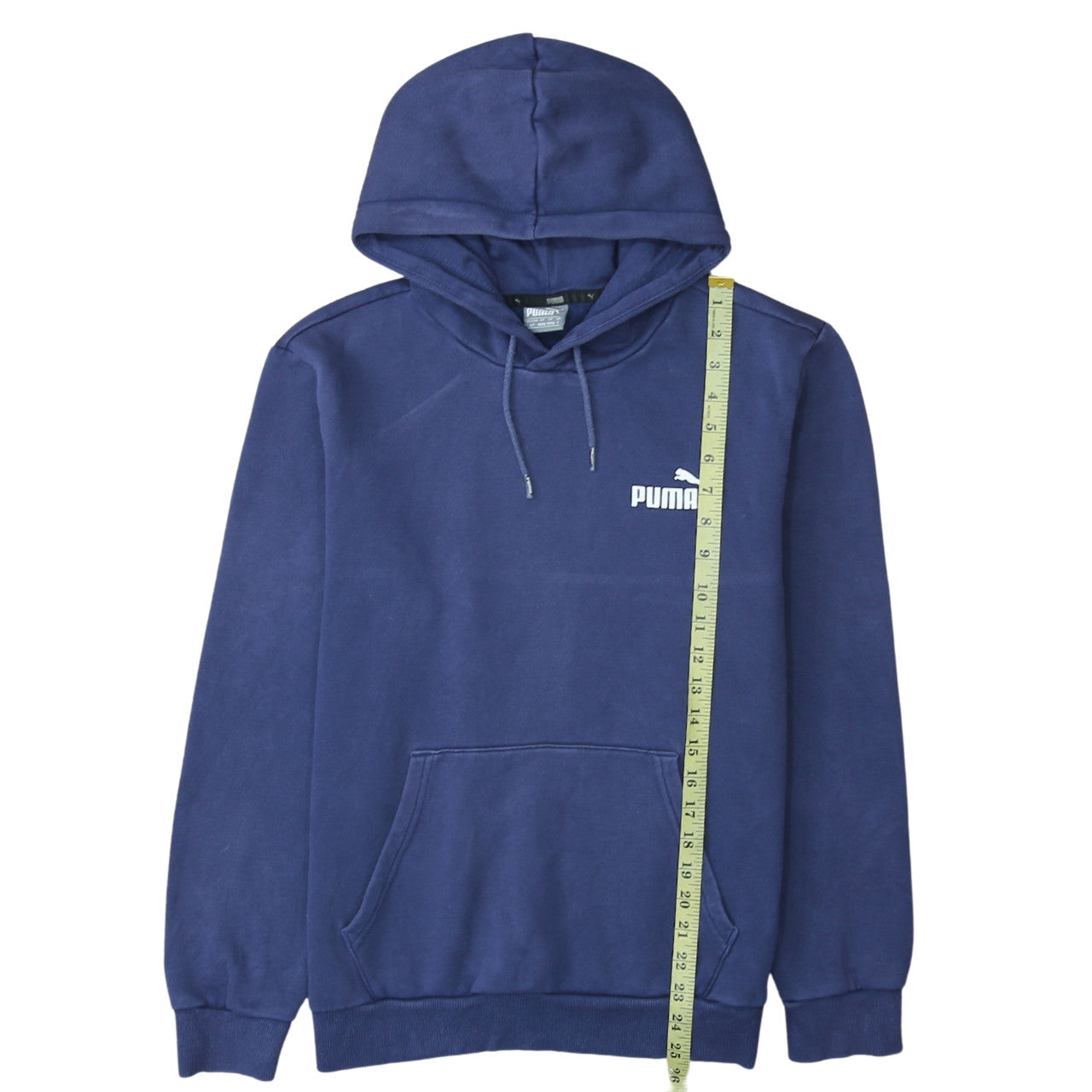 Puma Men's Blue Pullover Hoodie Small Sports Fleece Sweatshirt