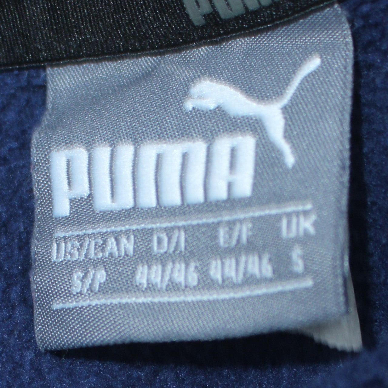Puma Men's Blue Pullover Hoodie Small Sports Fleece Sweatshirt