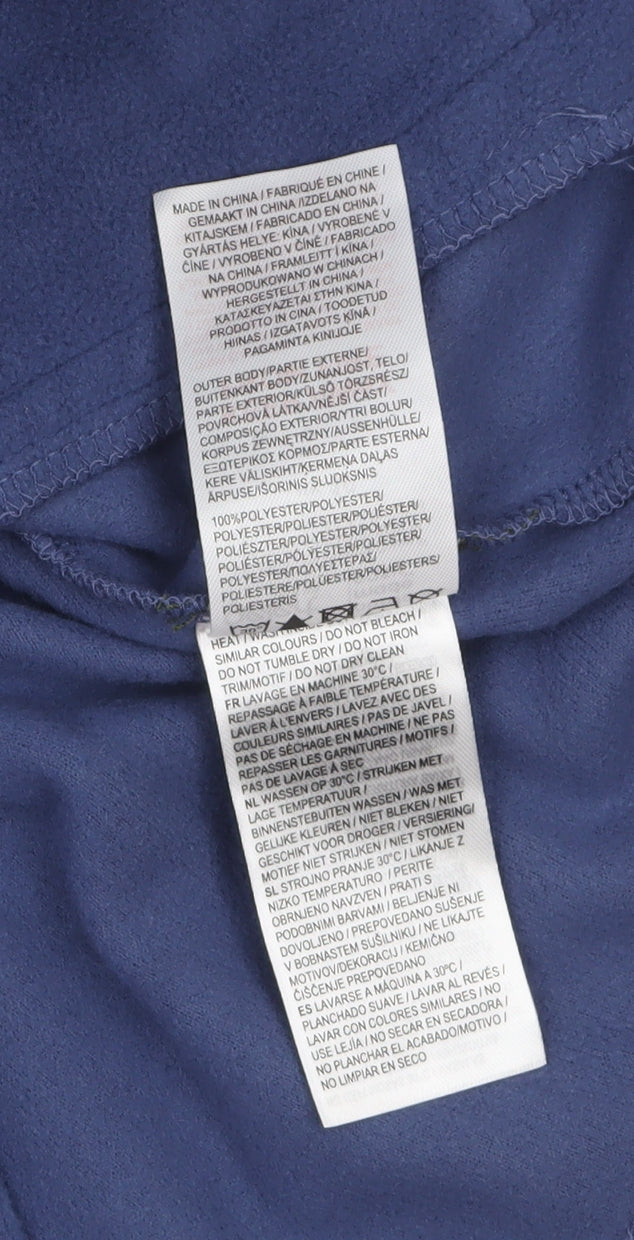 Gelert Women's Blue Fleece Henley Sweatshirt UK 10