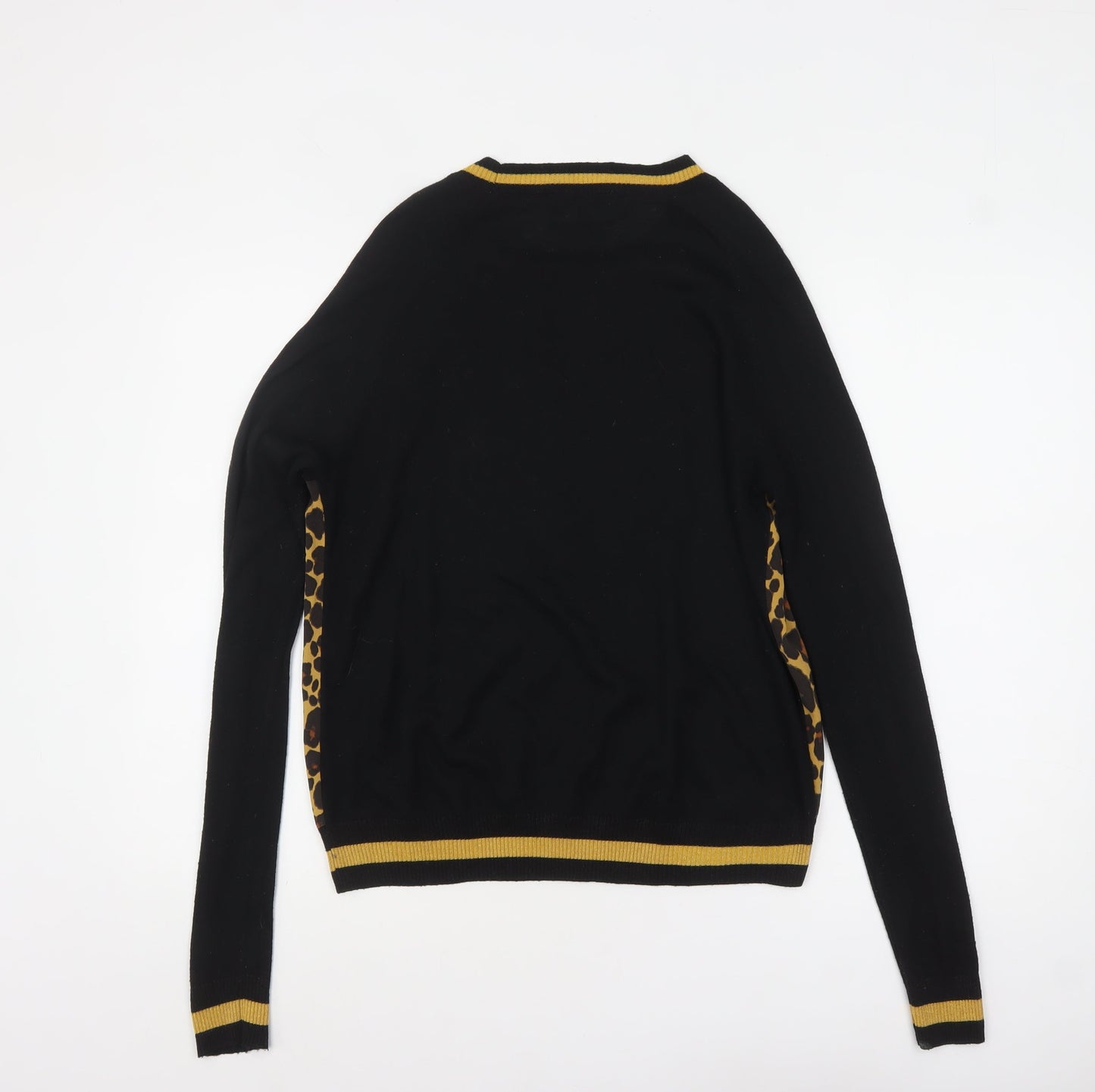 Next Women's Multicoloured Leopard Print Crew Neck Jumper Size 12