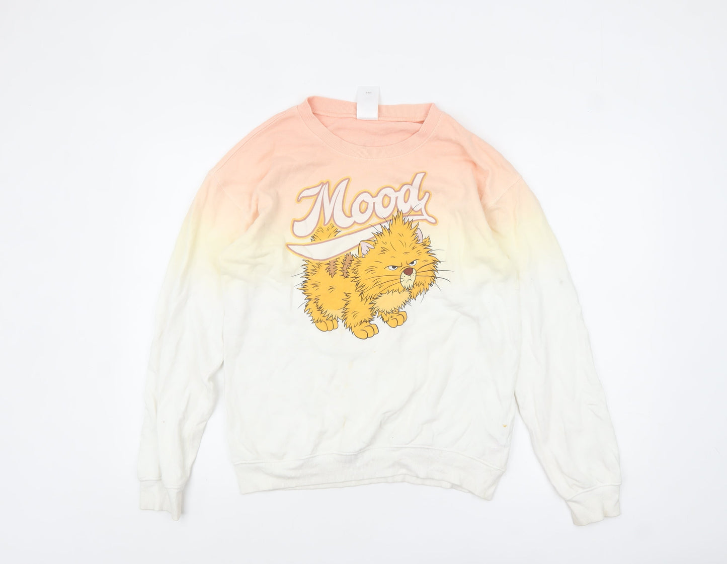 Disney Womens Multicoloured XS Pullover Jumper with Cat Print