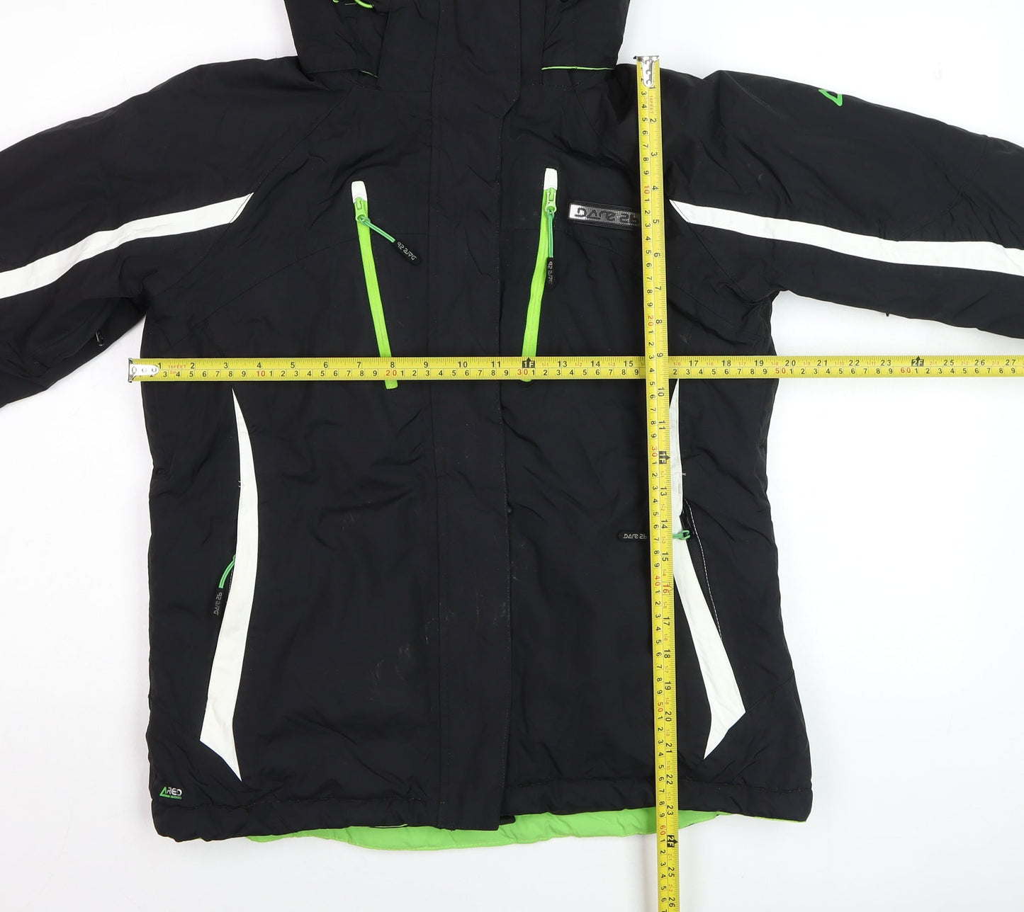 Dare 2b Women’s Black Ski Jacket Size 12 Waterproof Breathable Hooded