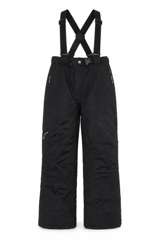Trespass Womens Black Snow Pants Size 12 Waterproof Insulated Winter Trousers