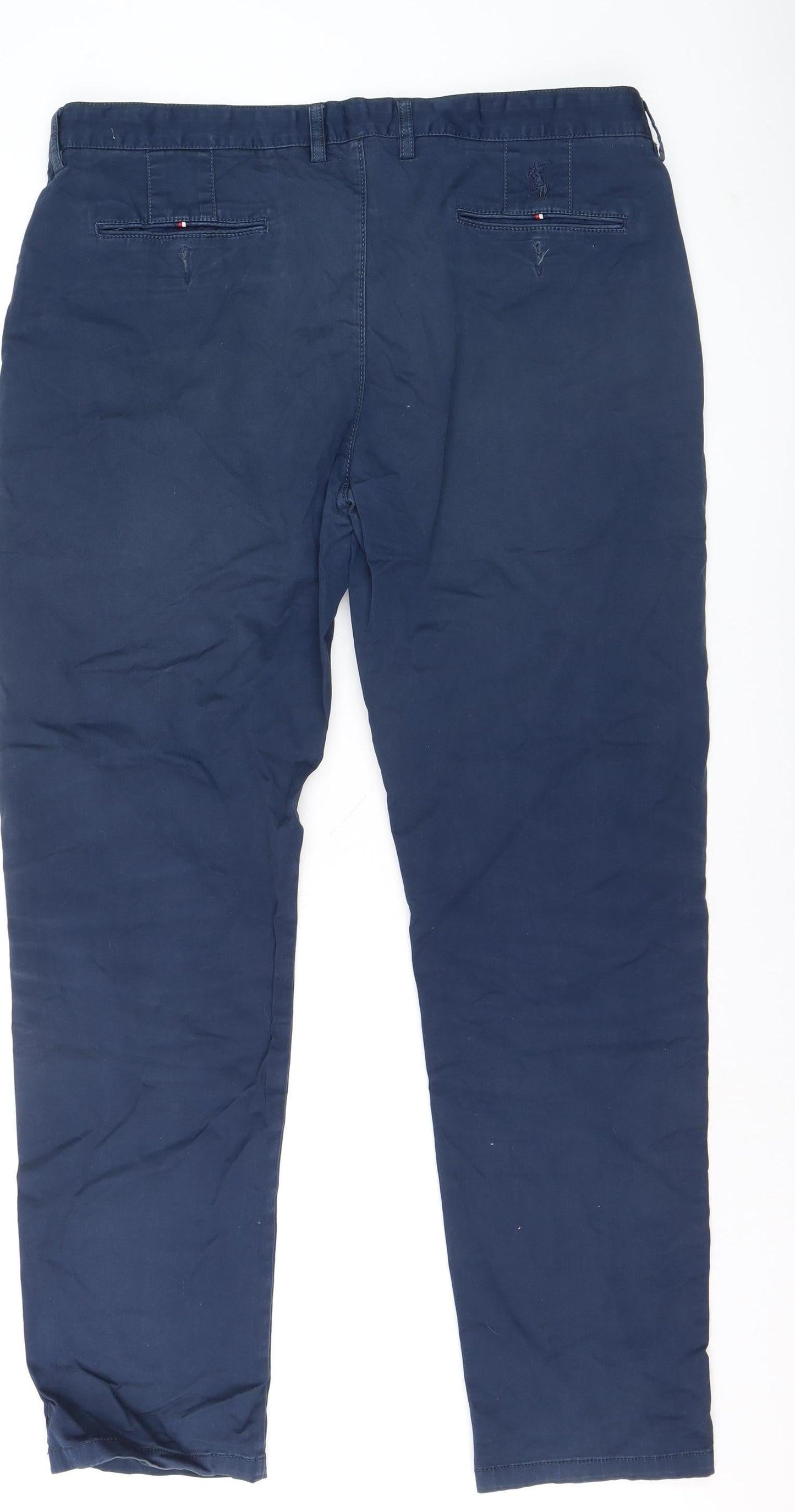 Ralph Lauren Men's Blue Straight Fit Cotton Chino Jeans Size 42