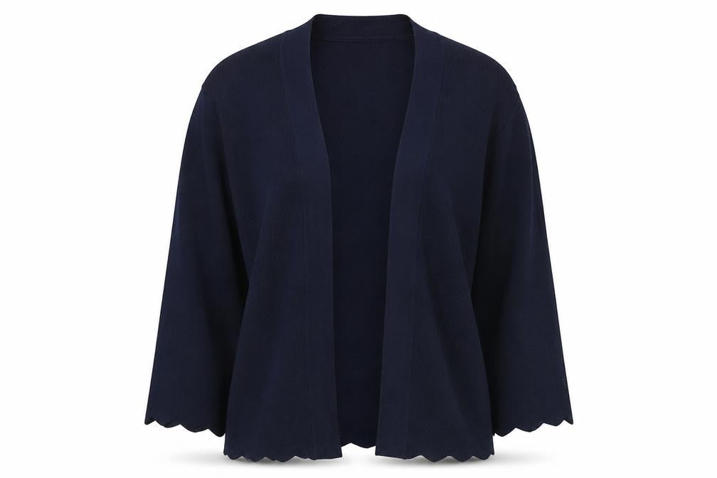 Marks and Spencer Womens Blue Size 10 Knit Open Cardigan
