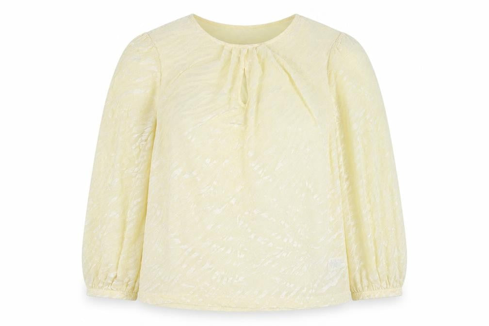 Next Women Ivory Lace Long Sleeve Tunic Blouse Size 14