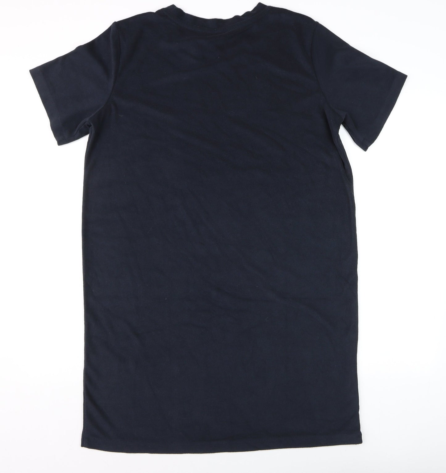 H&M Men's Blue Cotton Crew Neck Short Sleeve T-Shirt Size M