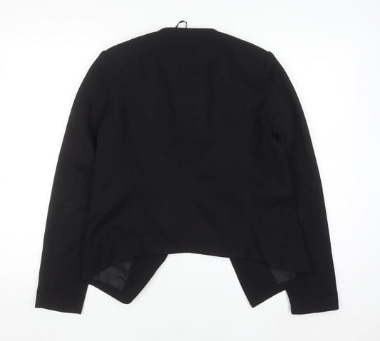 Papaya Women Black Regular Fit Tailored Blazer Jacket Size 10