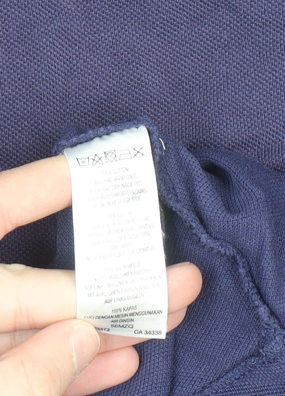 French Connection Men's Purple Polo Shirt Size L Cotton Casual Top