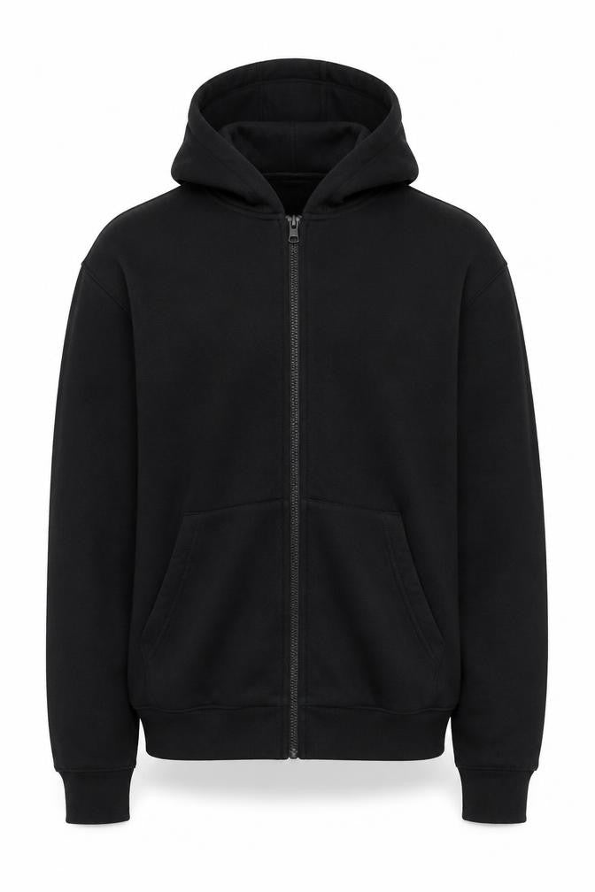 Slazenger Men’s Black Full Zip Hoodie Size S Fleece Sportswear