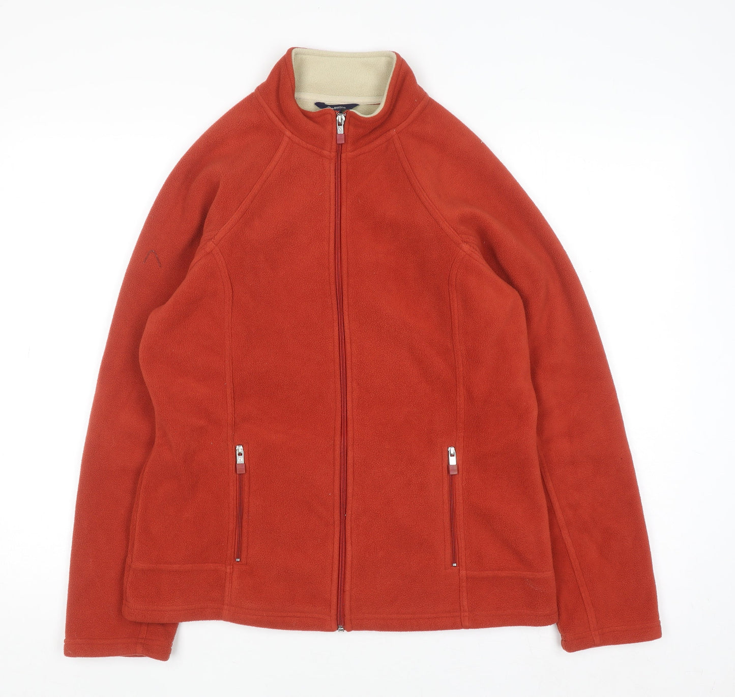 Reitmans Unisex Red Fleece Full Zip Sweatshirt M