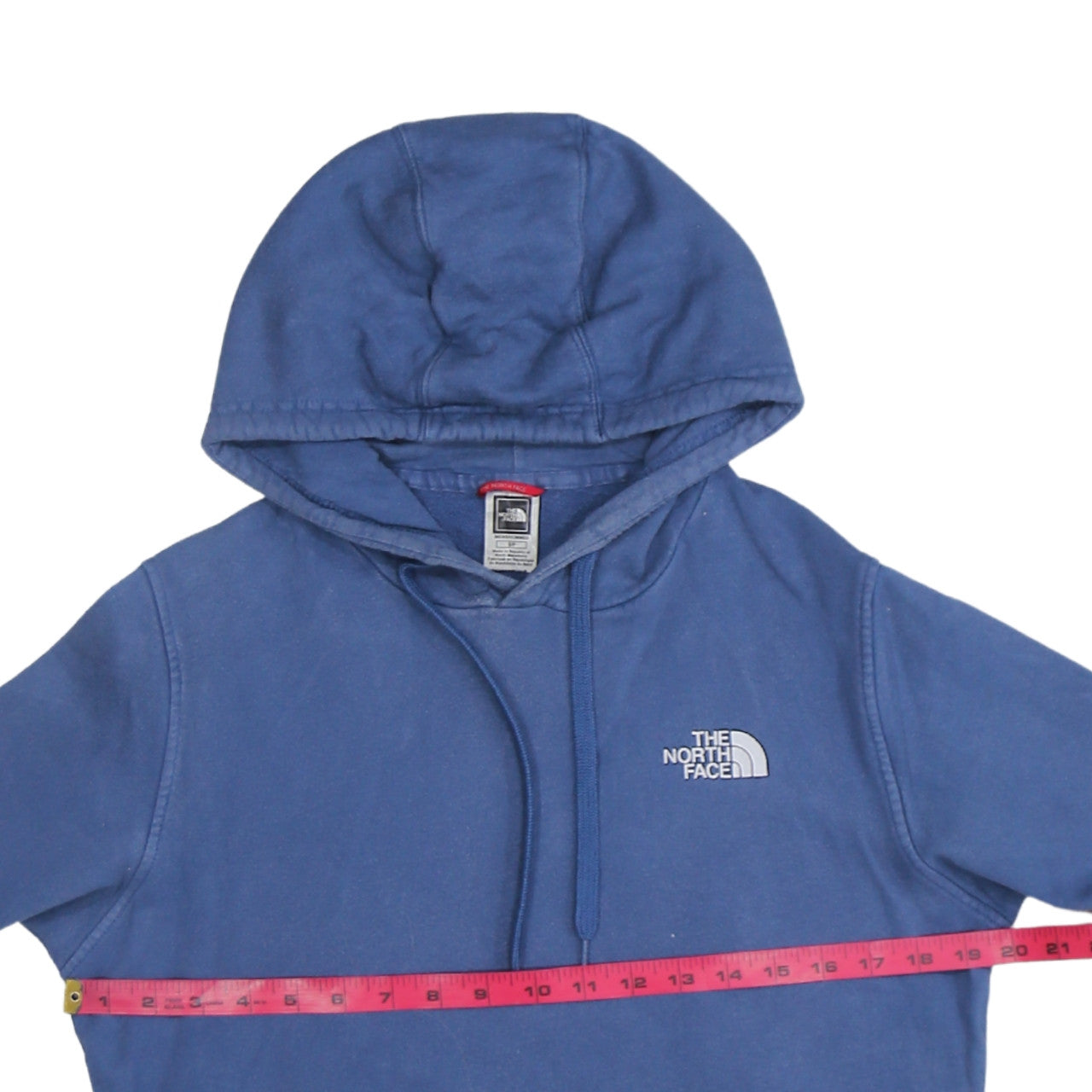 The North Face Men's Blue Cotton Hooded Sweatshirt S Outdoor Style