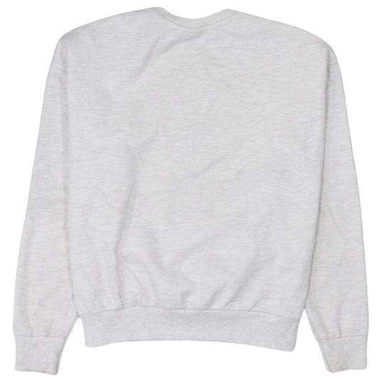 Disney Women Grey Dumbo Crew Neck Pullover Sweatshirt Size S 10/12