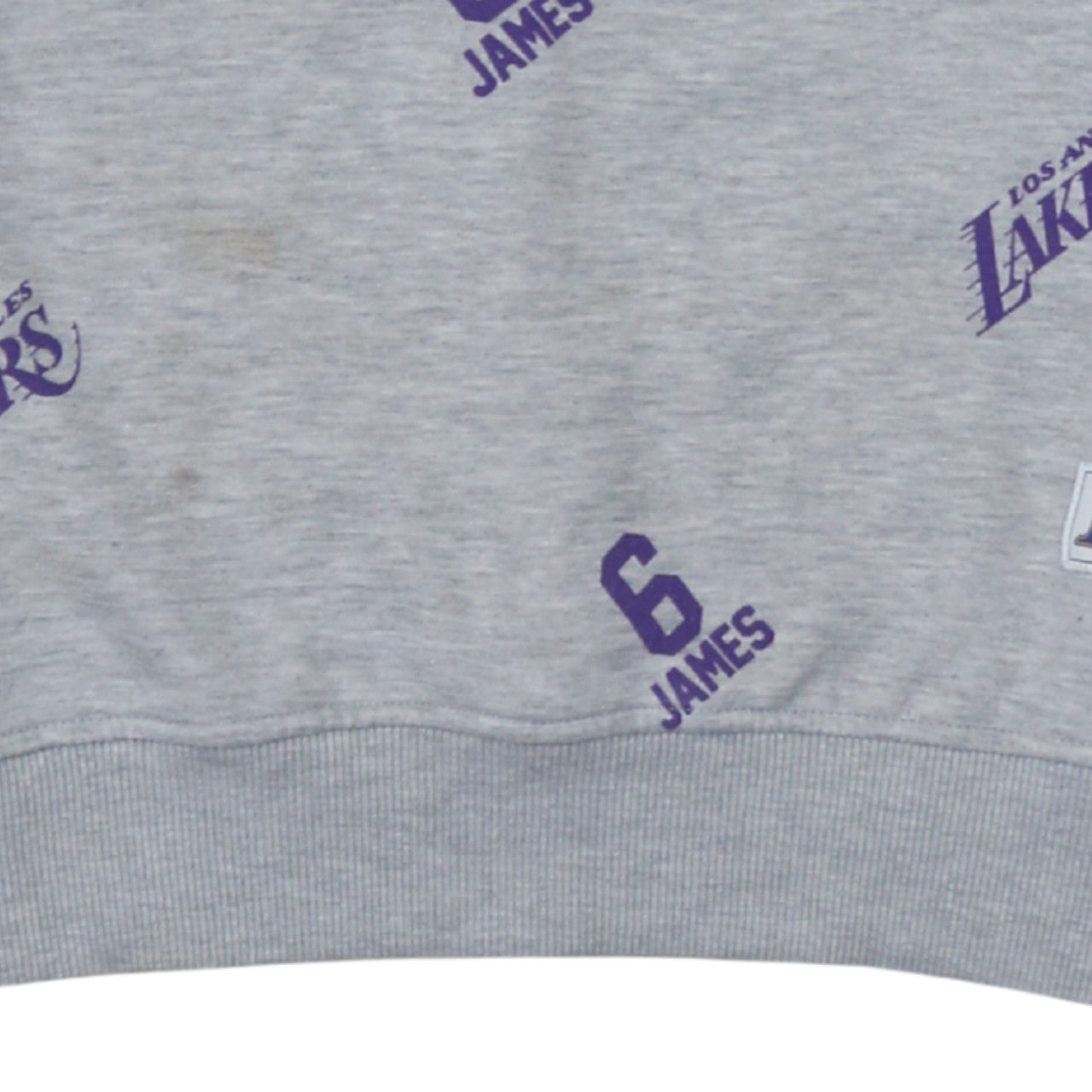Primark NBA Los Angeles Lakers Grey Men's Small Crew Neck Sweatshirt