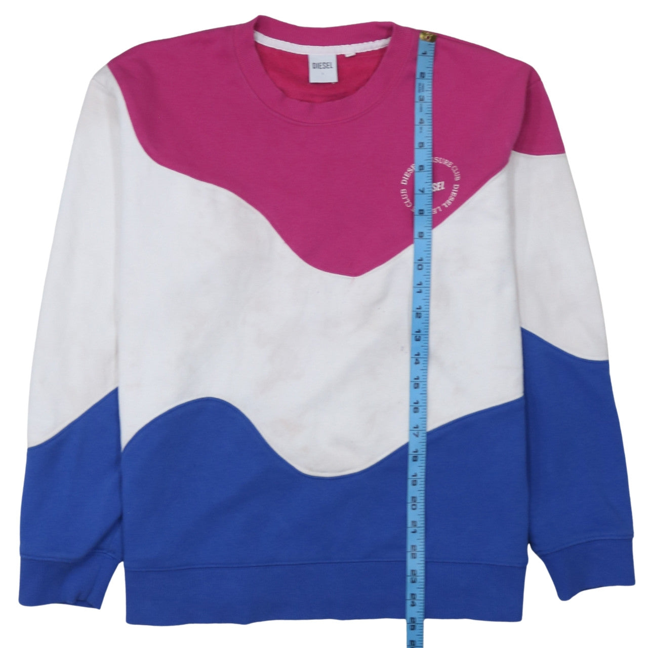 Diesel Men's Multicoloured L Crew Neck Pullover Sweatshirt