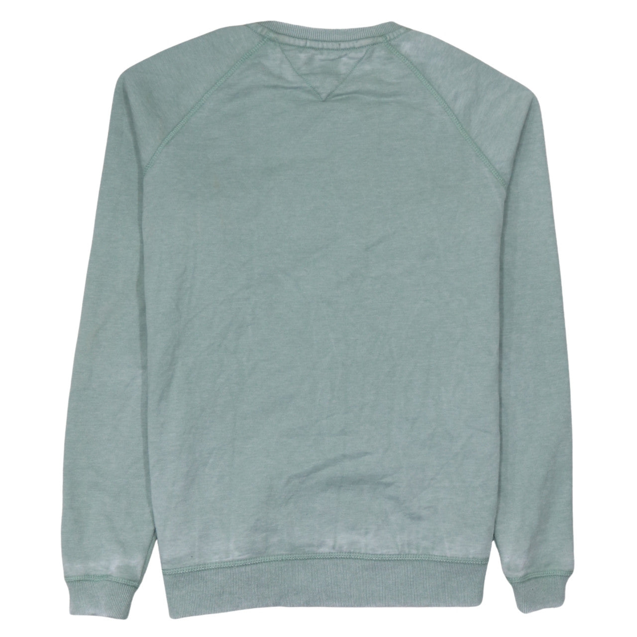 Hilfiger Denim Men's Green Crew Neck Sweatshirt M Regular Fit