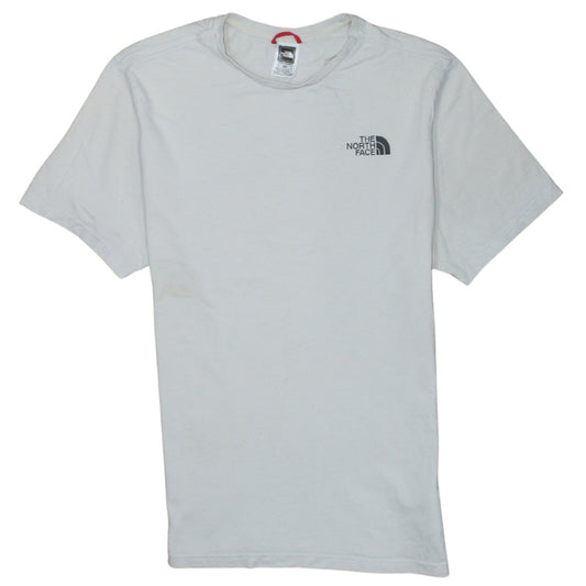 The North Face Men's White Medium Graphic Logo T-Shirt Cotton