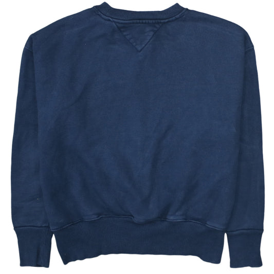 Tommy Jeans Men's Blue Small Crew Neck Pullover Sweatshirt