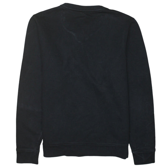 Lacoste Sport Men Black M Crew Neck Cotton Fleece Sweatshirt