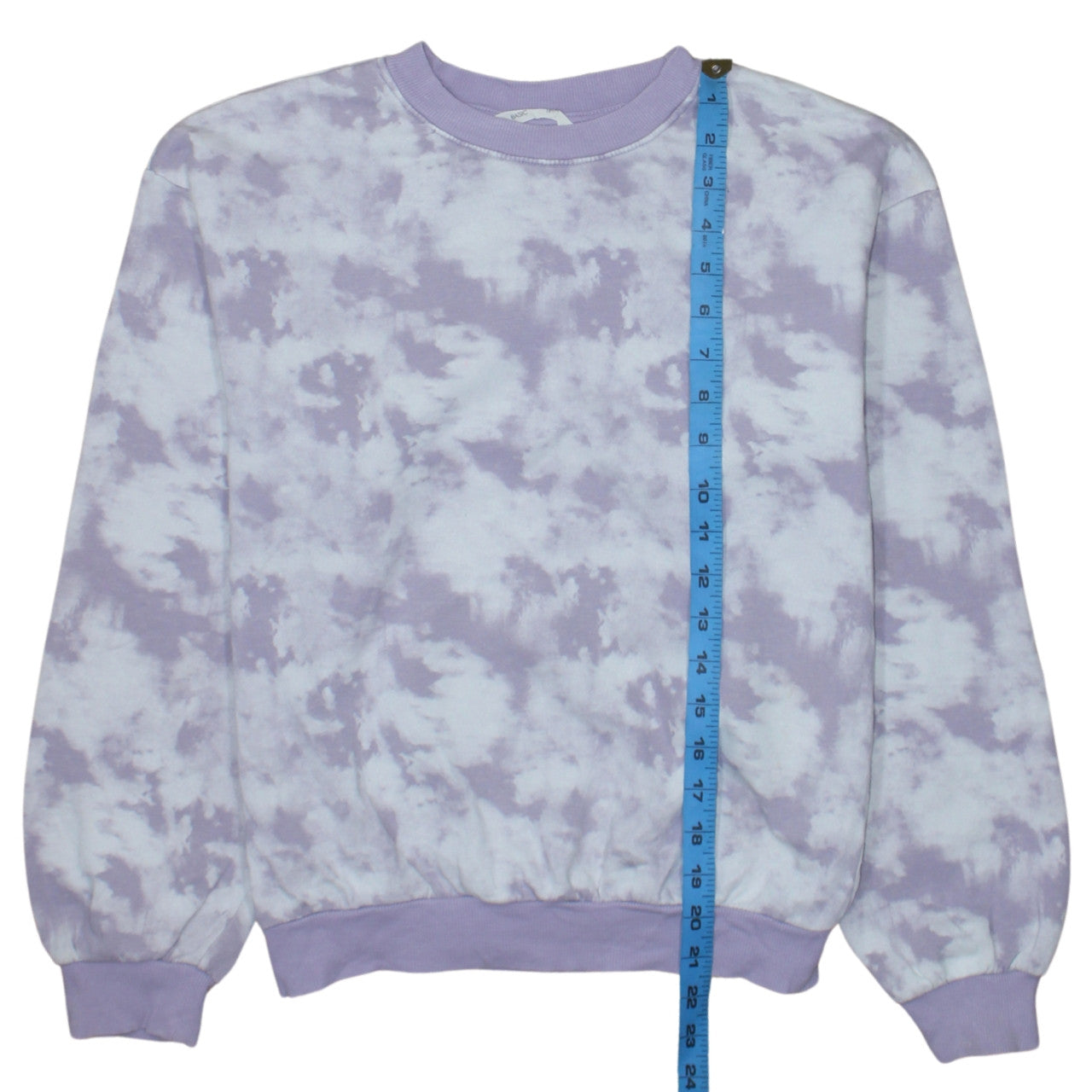 H&M Teens Purple Tie-Dye Pullover Sweatshirt Size 10-12Y Cotton Blend