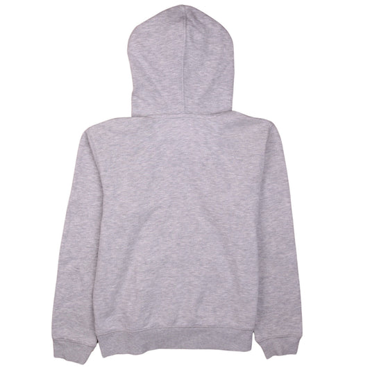 Champion Womens Grey Pullover Hoodie L Logo Embroidered Sweatshirt