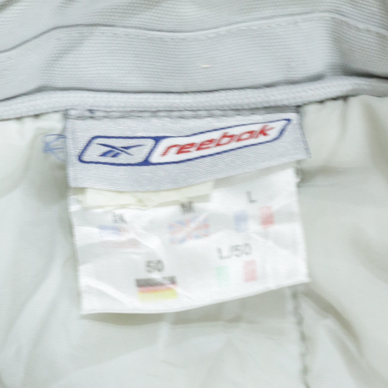 Reebok Men's Grey L Basic Sports Jacket Size L 42in Polyester
