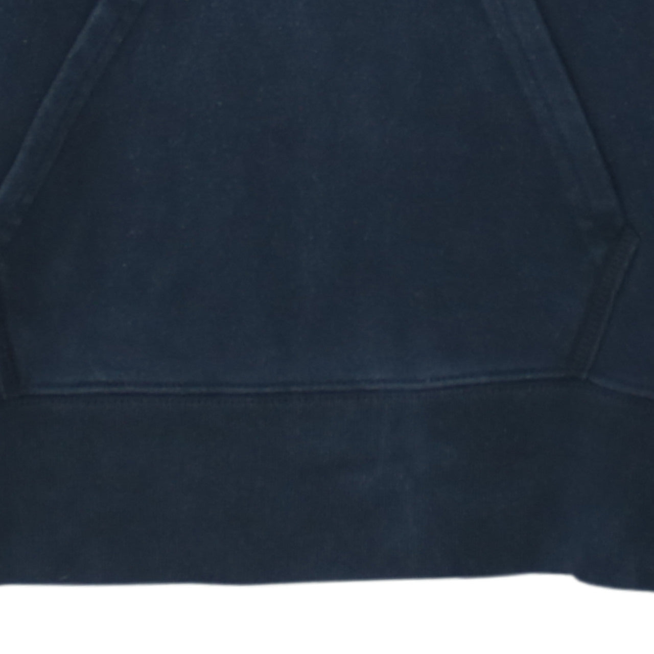 Champion Women's Navy Pullover Hoodie M Embroidered Logo Cotton Blend