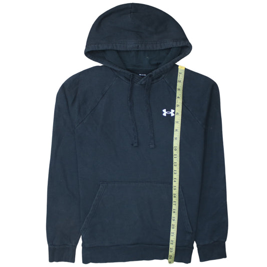 Under Armour Women Black Small Loose Fit Pullover Hoodie