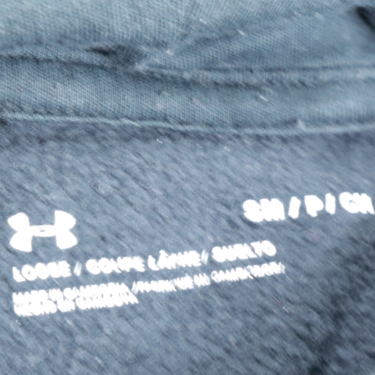 Under Armour Women Black Small Loose Fit Pullover Hoodie