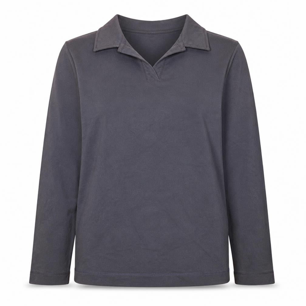 Reebok Womens Grey 1/2 Zip Sweatshirt Size 14 L Cotton Blend