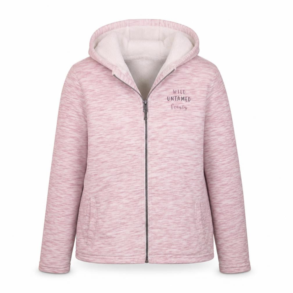Pepperts Teens Pink Full Zip Hoodie 158/164 Lined Soft Fleece