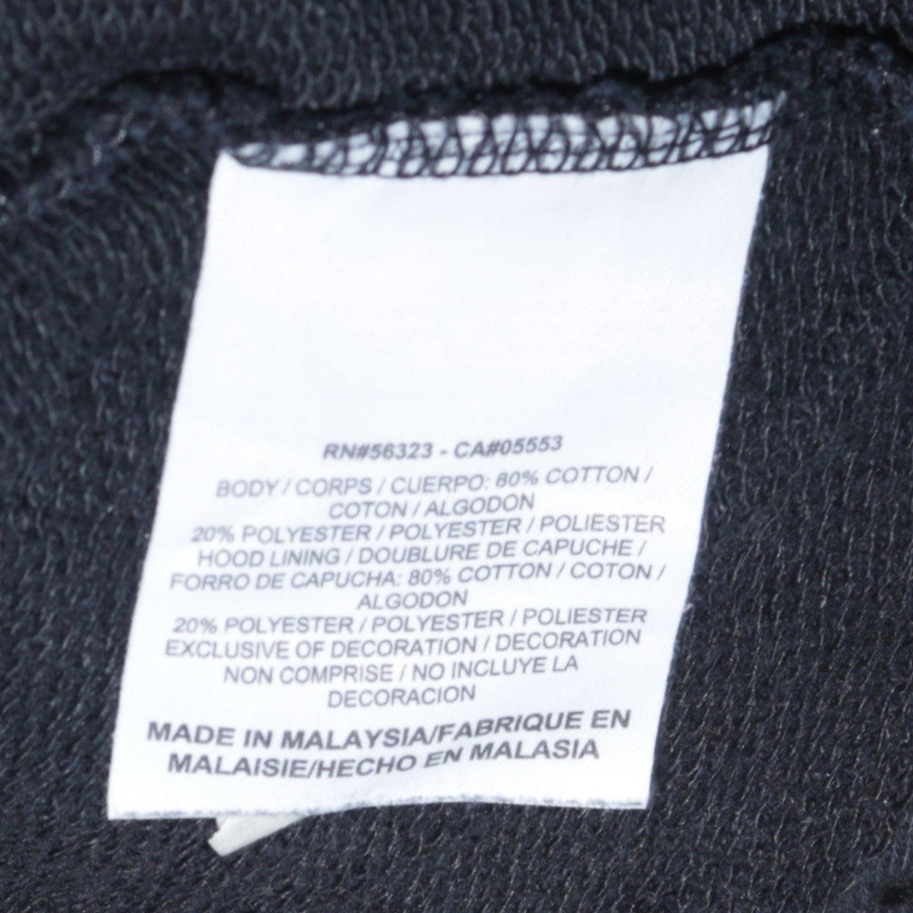 Nike Womens Black Pullover Hoodie Size M Cotton Blend Athletic Fit