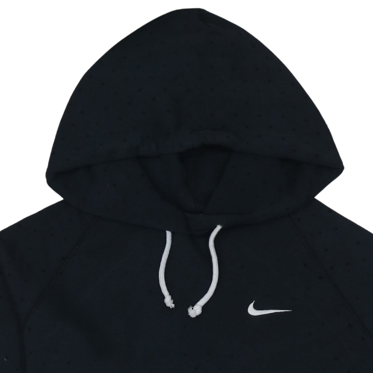 Nike Womens Black Pullover Hoodie Size M Cotton Blend Athletic Fit