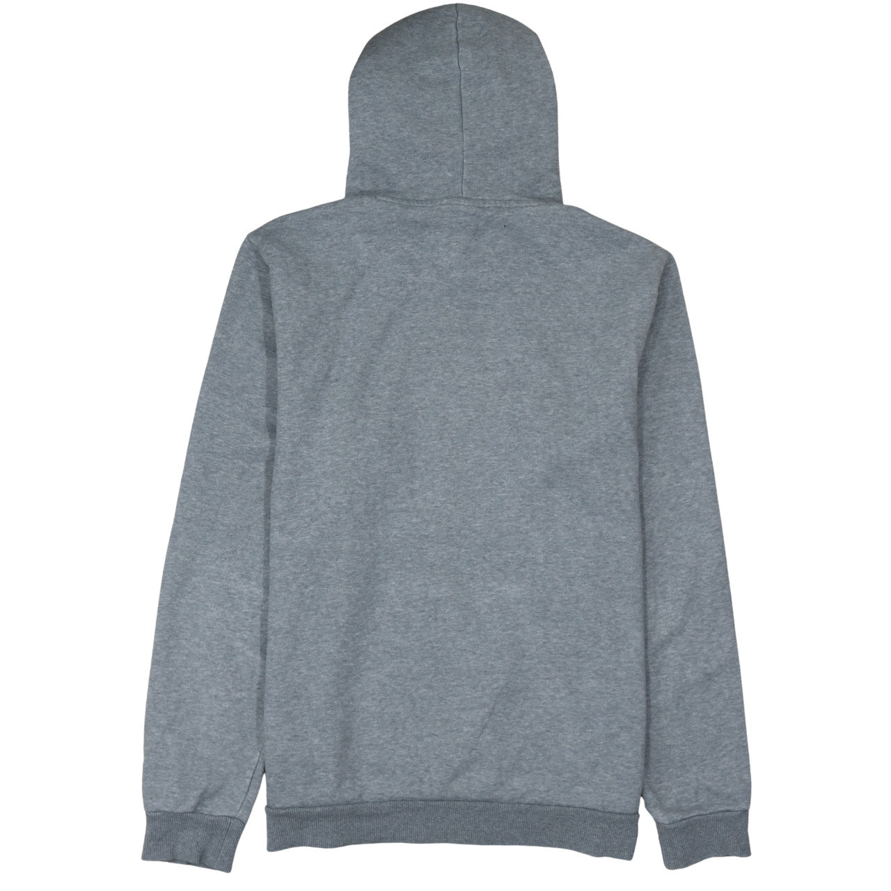 Puma Men's Grey Pullover Hoodie L Logo Fleece Sweatshirt