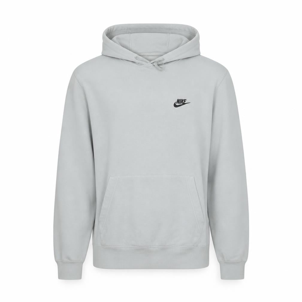 Nike Men's Grey Pullover Hoodie M Regular Fit Sportswear