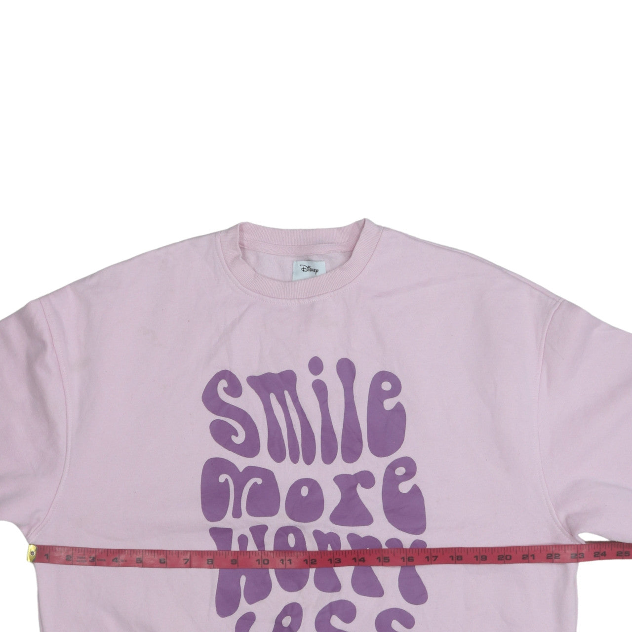 Disney x Primark Women Pink XS Pullover Sweatshirt Stitch Print