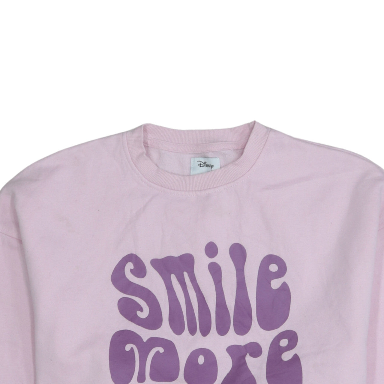 Disney x Primark Women Pink XS Pullover Sweatshirt Stitch Print