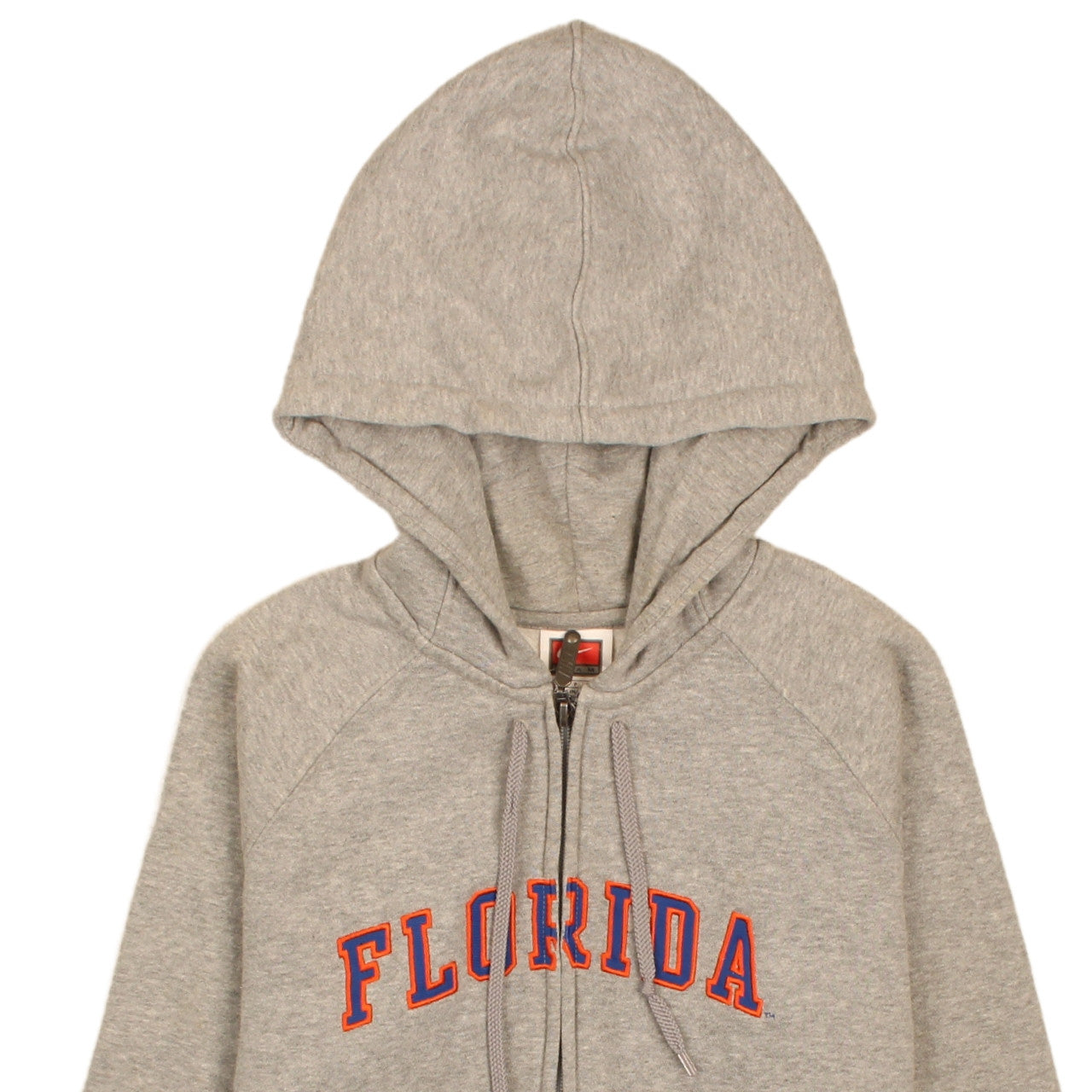 Nike Team Womens Grey Florida Full Zip Hoodie Size S