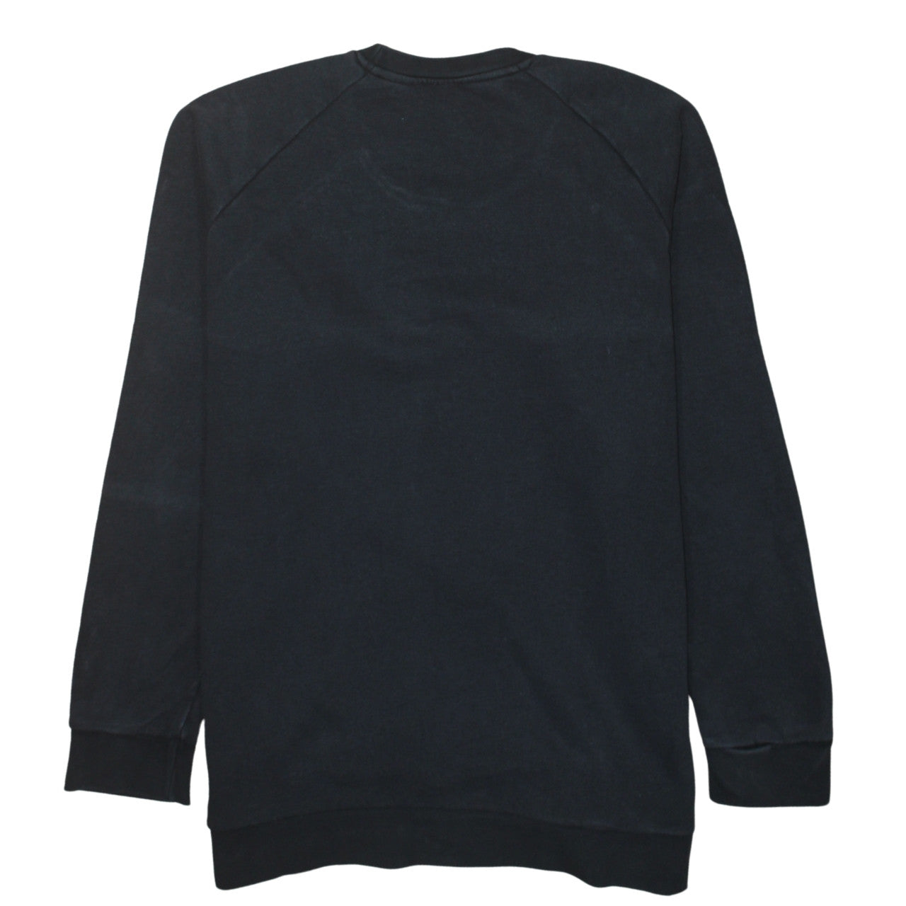 Adidas Mens Black Long Sleeve Crew Neck Pullover Sweatshirt L