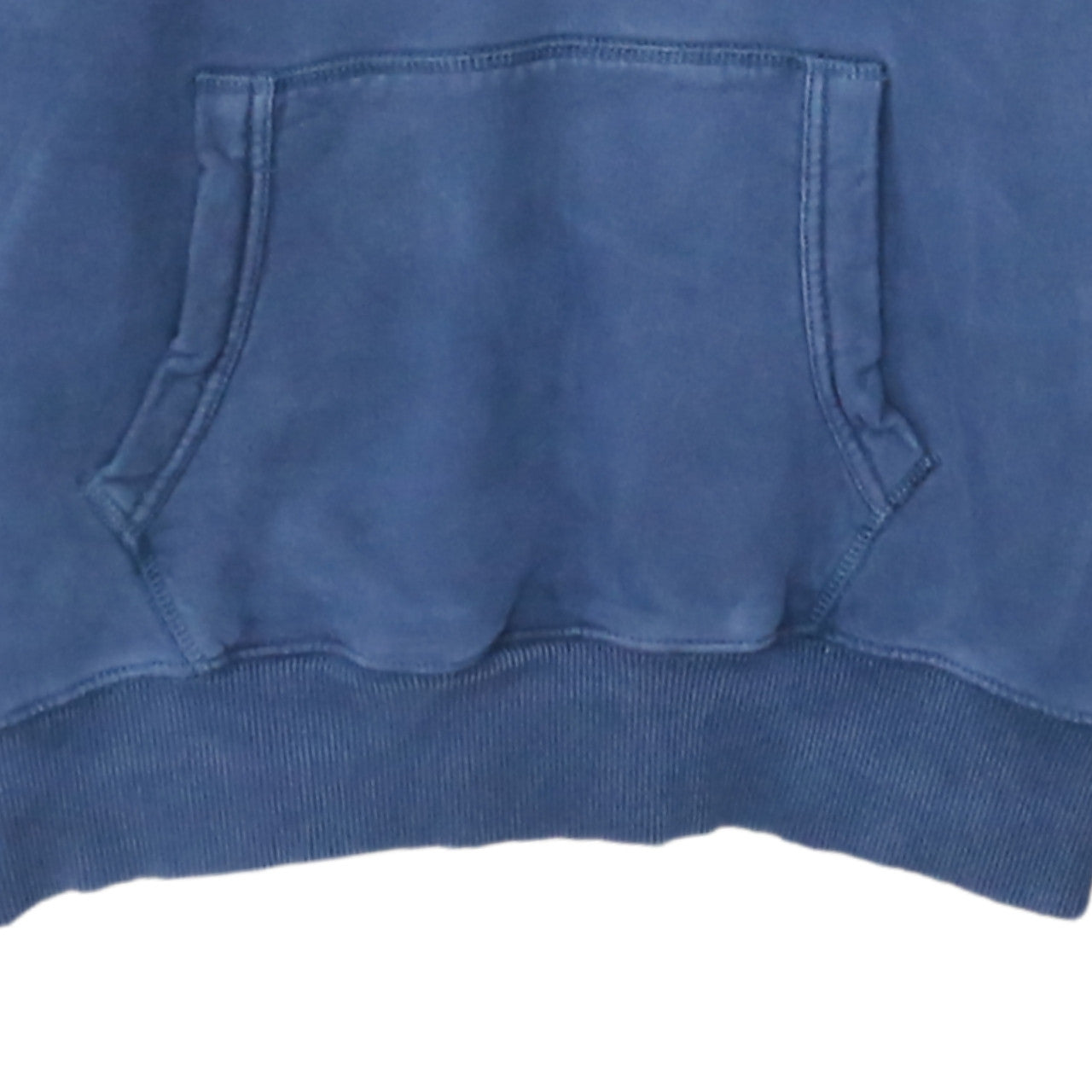 Hilfiger Denim Men's Blue Pullover Hoodie L Cotton Classic Logo